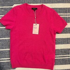 Quince Fuchsia Knit Top